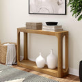 Forma Console Table, 46 Inch, Solid Wood Sofa Table, Entryway Table for Hallway, Narrow Behind The Couch Table, Console Tables for Entryway, Living Room, Foyer, Easy Assembly
