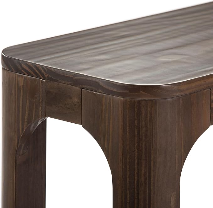 Forma Console Table, 46 Inch, Solid Wood Sofa Table, Entryway Table for Hallway, Narrow Behind The Couch Table, Console Tables for Entryway, Living Room, Foyer, Easy Assembly