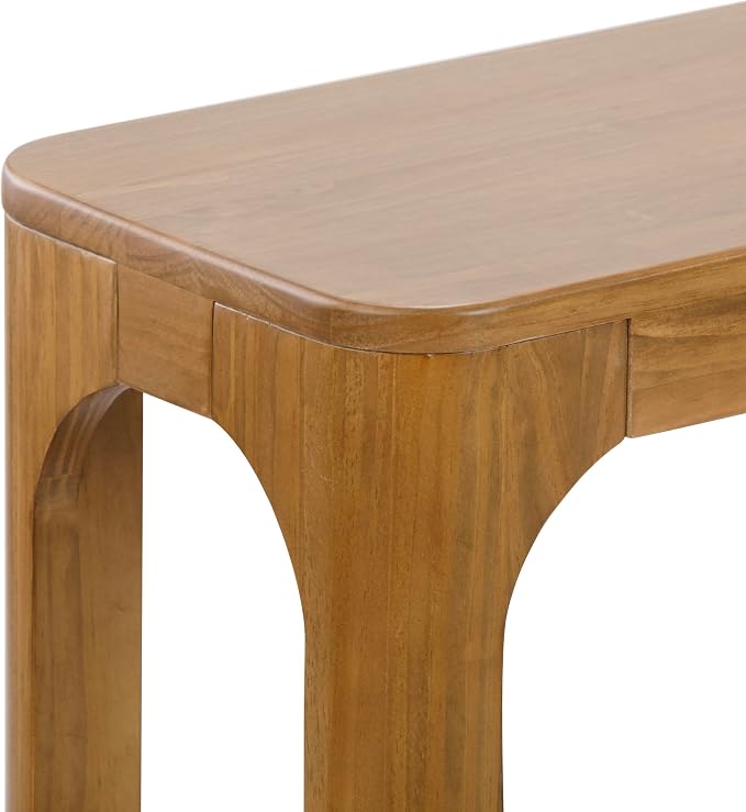 Forma Console Table, 46 Inch, Solid Wood Sofa Table, Entryway Table for Hallway, Narrow Behind The Couch Table, Console Tables for Entryway, Living Room, Foyer, Easy Assembly